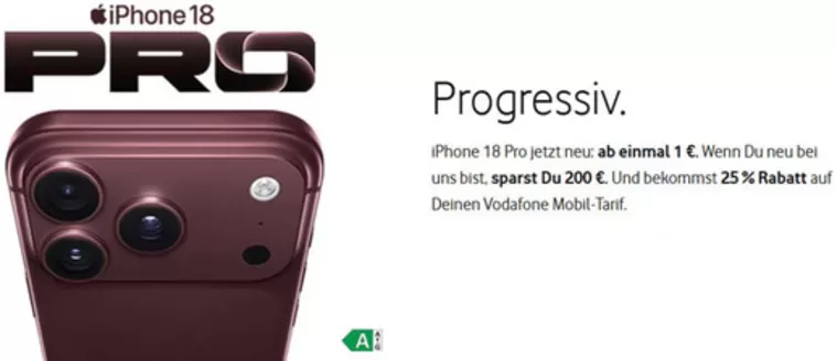 Vodafone Katalog in Recklinghausen | Progressiv. | 2026-09-30T00:00:00.000Z - 2026-10-18T00:00:00.000Z