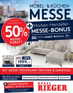 Möbel Rieger Prospekt in Kottmar | Tolles Angebot für Schnäppchenjäger | 2026-10-09T00:00:00.000Z - 2026-10-09T00:00:00.000Z