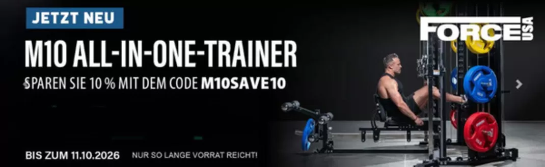 Sport-Tiedje Prospekt in Greiz | M10 All-In-One-Trainer | 2026-10-02T00:00:00.000Z - 2026-11-11T00:00:00.000Z