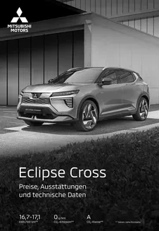 Mitsubishi Prospekt in Leinefelde-Worbis | Top-Angebote für Sparfüchse | 2026-10-05T00:00:00.000Z - 2027-10-05T00:00:00.000Z