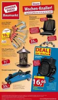 Sonderpreis Baumarkt Prospekt | Tolle Rabatte auf ausgewählte Produkte | 2026-10-10T00:00:00.000Z - 2026-10-16T00:00:00.000Z