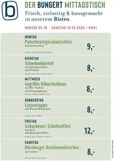 BUNGERT Prospekt in Petersberg (Fulda) | BUNGERT Mittagstisch KW41 2026 | 2026-10-05T00:00:00.000Z - 2026-10-10T00:00:00.000Z