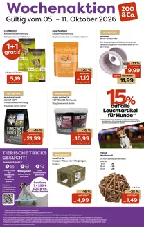 Zoo & Co Prospekt in Gadebusch | Zoo Co flugblatt | 2026-10-05T00:00:00.000Z - 2026-10-11T00:00:00.000Z