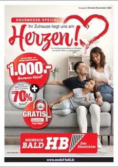 Möbel HB Katalog in Mainz | Hausmesse - Spezial | 2026-10-07T00:00:00.000Z - 2026-11-30T00:00:00.000Z