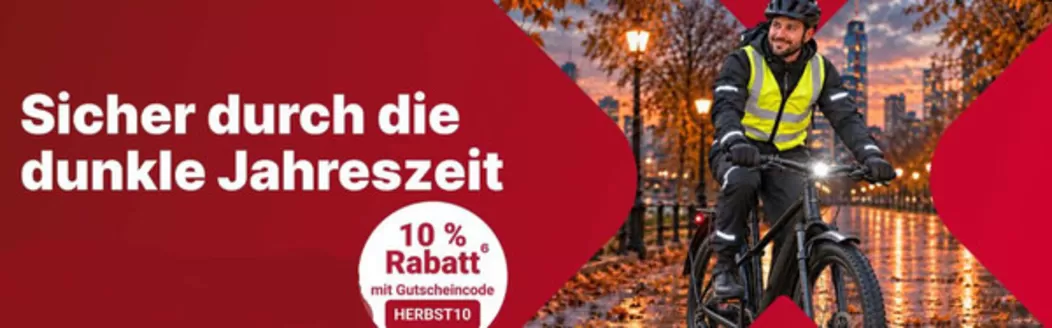Fahrrad XXL Katalog | Sicher Durch Die Dunkle Jahreszeit | 2026-10-09T00:00:00.000Z - 2026-10-28T00:00:00.000Z