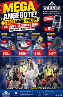 Eisen Wagner Stahlhandel Katalog in Bohmte | Mega Angebote!  | 2026-10-09T00:00:00.000Z - 2026-10-11T00:00:00.000Z