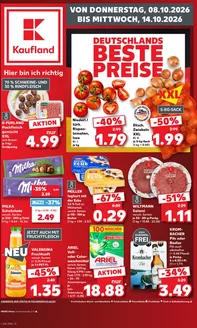 Kaufland Katalog in Vreden | Kaufland flugblatt | 2026-10-08T00:00:00.000Z - 2026-10-14T00:00:00.000Z