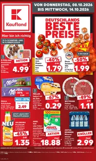 Kaufland Katalog in Siegbach | Kaufland flugblatt | 2026-10-08T00:00:00.000Z - 2026-10-14T00:00:00.000Z