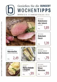 BUNGERT Prospekt in Wittlich | BUNGERT flugblatt | 2026-10-12T00:00:00.000Z - 2026-10-17T00:00:00.000Z