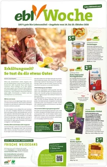 Ebl Naturkost Prospekt in Laufach | 100 % Gute Bio-Lebensmittel !!! | 2026-10-14T00:00:00.000Z - 2026-10-20T00:00:00.000Z