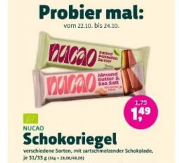 Aleco Biomarkt Katalog in Schriesheim | Schokoriegel | 2026-10-22T00:00:00.000Z - 2026-10-24T00:00:00.000Z