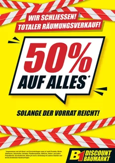 B1 Discount Baumarkt Prospekt in Laatzen | B1 Discount Baumarkt flugblatt | 2026-10-12T00:00:00.000Z - 2026-10-18T00:00:00.000Z