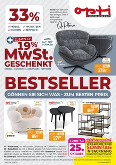 Opti Wohnwelt Katalog | Bestseller zum besten Preis | 2026-10-15T00:00:00.000Z - 2026-11-14T00:00:00.000Z
