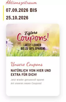 Bäcker Eifler Katalog | Unsere Coupons | 2026-10-15T00:00:00.000Z - 2026-10-25T00:00:00.000Z