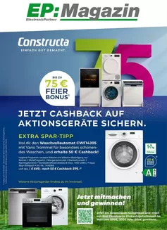 Electronic Partner EP Prospekt in Schaafheim | Constructa Magazin 09-2026 | 2026-10-16T00:00:00.000Z - 2027-02-08T00:00:00.000Z