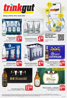 trinkgut Katalog in Bischofsheim | trinkgut flugblatt | 2026-10-19T00:00:00.000Z - 2026-10-24T00:00:00.000Z