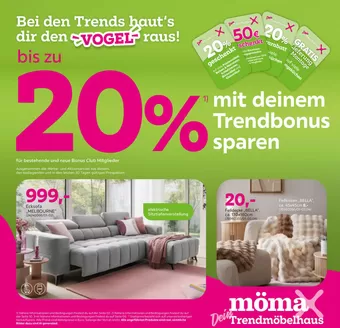 Mömax Katalog | bis zu 20 mit deinem Trendbonus sparen | 2026-10-19T00:00:00.000Z - 2026-10-25T00:00:00.000Z