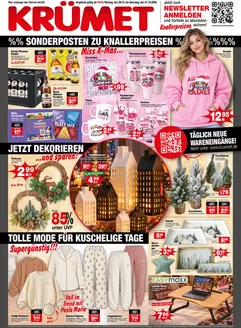 Krümet Sonderposten Katalog | SONDERPOSTEN ZU KNALLERPREISEN-- | 2026-10-26T00:00:00.000Z - 2026-10-31T00:00:00.000Z
