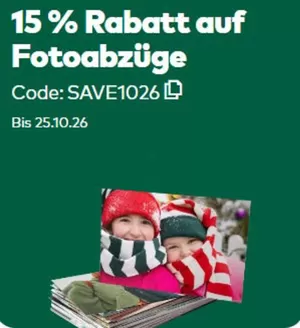 Snapfish Katalog | 15% Rabatt Auf Fotoanzuge | 2026-10-19T00:00:00.000Z - 2026-10-25T00:00:00.000Z
