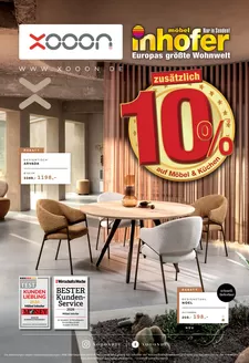 Möbel Inhofer Katalog | XOOON | 2026-10-20T00:00:00.000Z - 2026-10-31T00:00:00.000Z