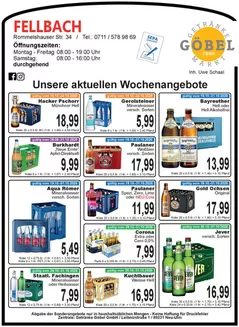 Getränke Göbel Katalog | Top-Deals für alle Kunden | 2026-09-28T00:00:00.000Z - 2026-10-31T00:00:00.000Z