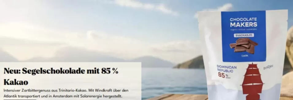 El Puente Katalog | Neu: Segelschokolade Mit 85% Kako | 2026-10-21T00:00:00.000Z - 2026-11-07T00:00:00.000Z