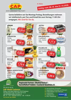 CAP Markt Katalog in Miltenberg | Jetzt sparen mit unseren Deals | 2026-10-26T00:00:00.000Z - 2026-10-31T00:00:00.000Z