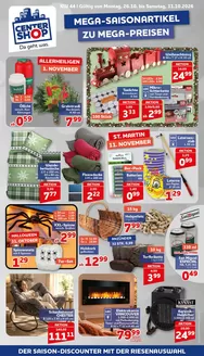 CENTERSHOP Katalog | Mega - Saisnaartikel Zu Mega - Preisen | 2026-10-27T00:00:00.000Z - 2026-10-31T00:00:00.000Z