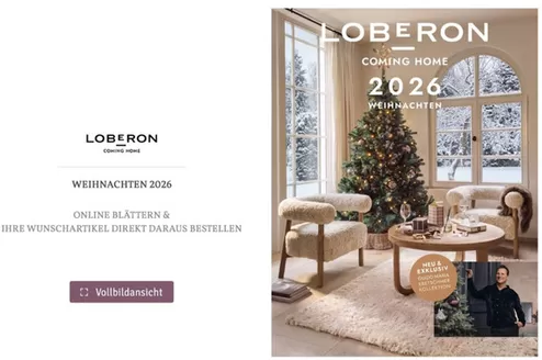 Loberon Katalog | Coming Home 2026 Weihnachten | 2026-10-27T00:00:00.000Z - 2026-11-03T00:00:00.000Z