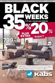 Kabs Polsterwelt Katalog in Hemer | BLACK WEEKS 20% 35% RABATT | 2026-10-29T00:00:00.000Z - 2026-11-30T00:00:00.000Z