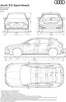 Audi Katalog in Ingolstadt | S3 PA2 Sportback Abmessungsskizzen v1 | 2026-01-01T00:00:00.000Z - 2026-12-31T00:00:00.000Z