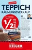 Möbel Rieger Katalog | Möbel Rieger KW42 Teppich Räumungsverkauf | 2026-10-20T00:00:00.000Z - 2026-10-25T00:00:00.000Z