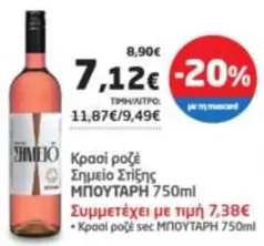 Κρασί ροζέ Σημείο Στίξης