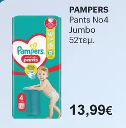 Pampers - Pants No4 Jumbo