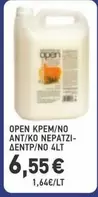 Open - ΚΡΕΜ/NO ΑΝΤ/ΚΟ ΝΕΡΑΤΖΙ-ΔΕΝΤΡ/ΝΟ 4LT