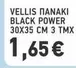 Black - ΠΑΝΑΚΙ BLACK POWER 30X35 CM 3 ΤΜΧ