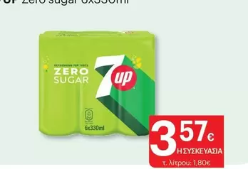 Up - Zero sugar 6x330ml