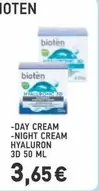 DAY CREAM NIGHT CREAM HYALURON 3D