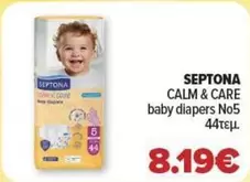 Baby - CALM & CARE baby diapers No5
