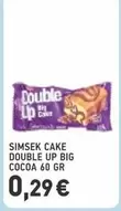 Up - CAKE DOUBLE UP BIG COCOA 60 GR