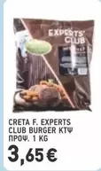 Club - CRETA F. EXPERTS CLUB BURGER ΚΤΨ