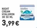 NIGHT CREAM HYALURON 3D 50 ML