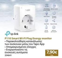 Tp-Link - P110 Smart WI-FI Plug Energy monitor
