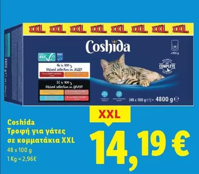 Cat - Τροφή για γάτες σε κομματάκια XXL