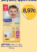 Baby - calm n' care diapers junior No5