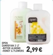 Open - ΣΑΜΠΟΥΑΝ 2 LT -BITTER ALMOND -HONEY & FLOWERS