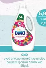 υγρό απορρυπαντικό πλυντηρίου ρούχων Τροπικά Λουλούδια