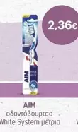 White - οδοντόβουρτσα  System μέτρια