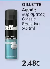 Αφρός Ξυρίσματος Classic Sensitive