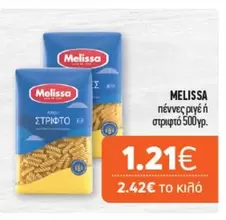 πέννες ριγέ ή στριφτό